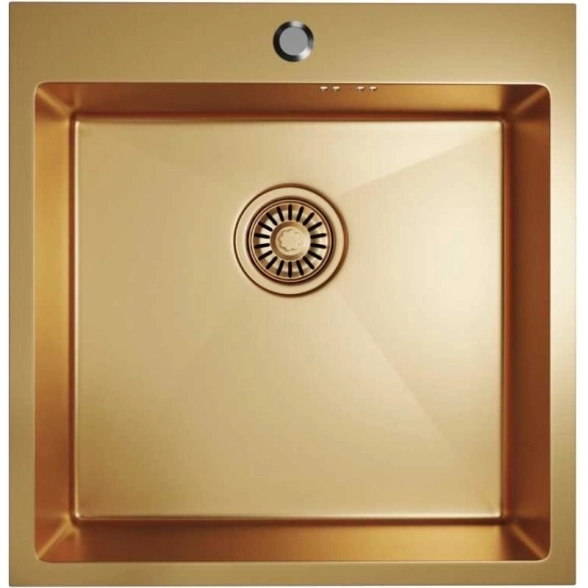 Мойка стальная Mixline PRO 50x50 золото