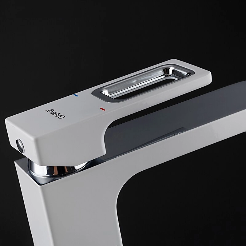 Смеситель для умывальника Gappo G1017-8 35к литой под гайку-image-4