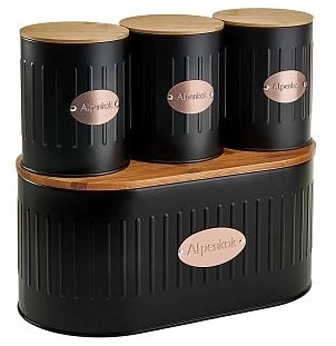 Хлебница ALPENKOK c 3 банками д/сып.продук. 34,5*19*16,3 AK-4011