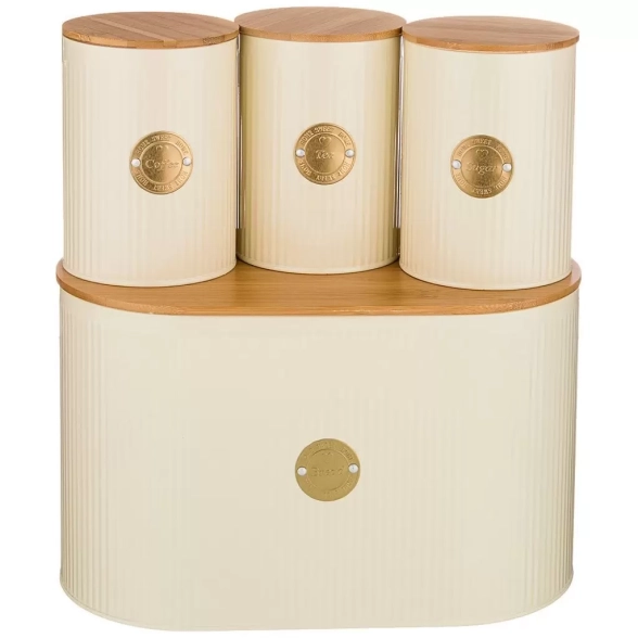 Хлебница Agness ст. АРКТИК + банка д/свп.пр. 3шт