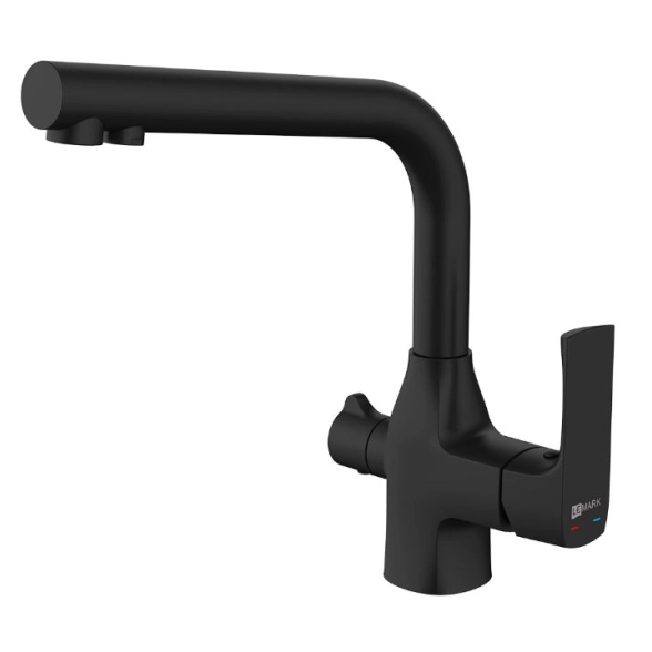 Смеситель в/м Lemark Ursus LM7258BL черный