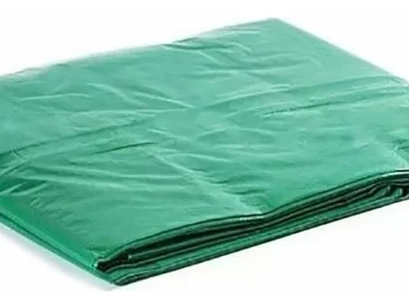 Тент укрывной 6x12м 120г/м2 полимер зеленый