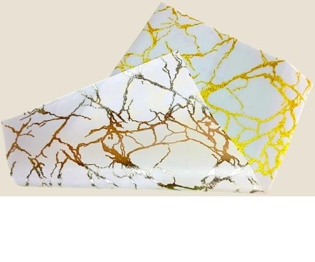 Клеенка Силикон 60*100см Золото-серебро