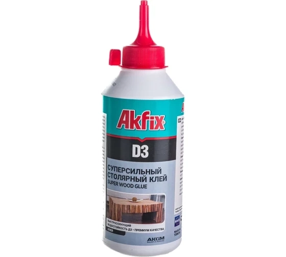Клей ПВА Akfix D3 белый 500гр