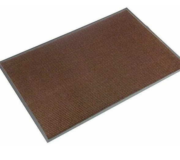 Коврик влаговпитывающий Классик 2х полосный 60*90см коричн.