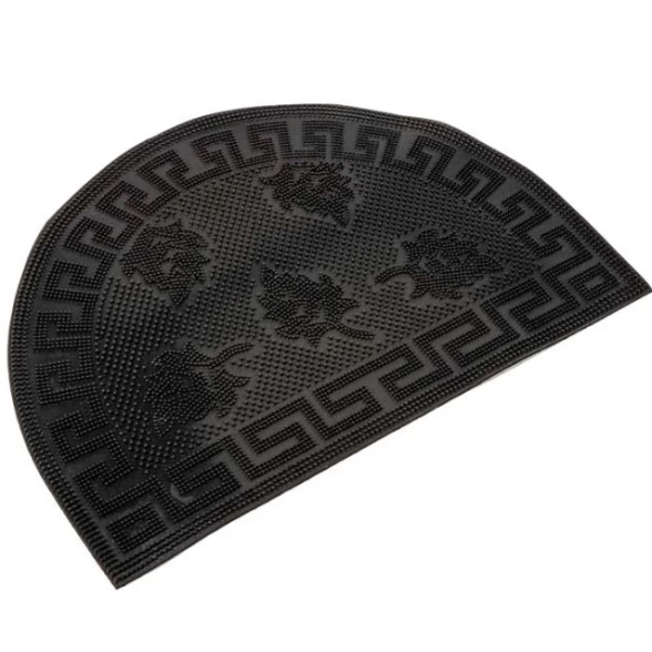 Коврик придверный Пять листьев полукруг 40*60мм