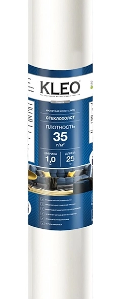 Стеклохолст малярный KLEO LINEN 35 1*25м