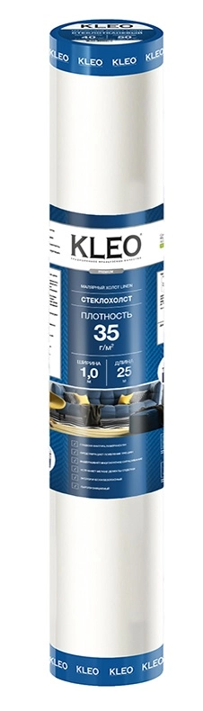 Стеклохолст малярный KLEO LINEN 35 1*25м