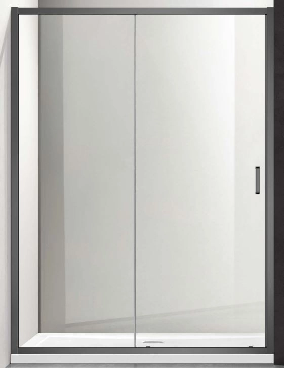 Душевая дверь Aquatek 100*200 AQ ARI RA 10020GM оруж.сталь ст.прозрач-image-1