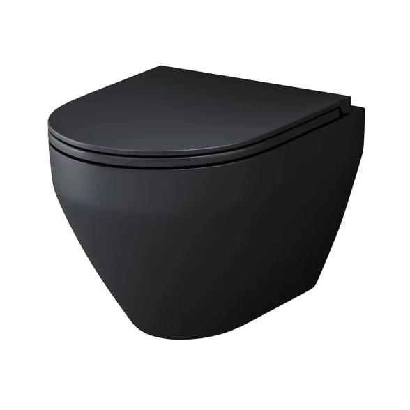 Унитаз подвес. AM.PM Spirit V2.0 FlashClean C701700MBSC Чёрный