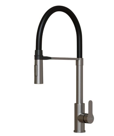 Смеситель в/м MIXLINE MLSS-0402 черный/сатин