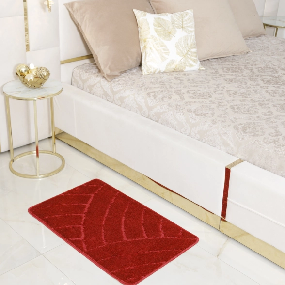 Коврик д/в My Cristal Gold 60*100 бордовый MC2-103