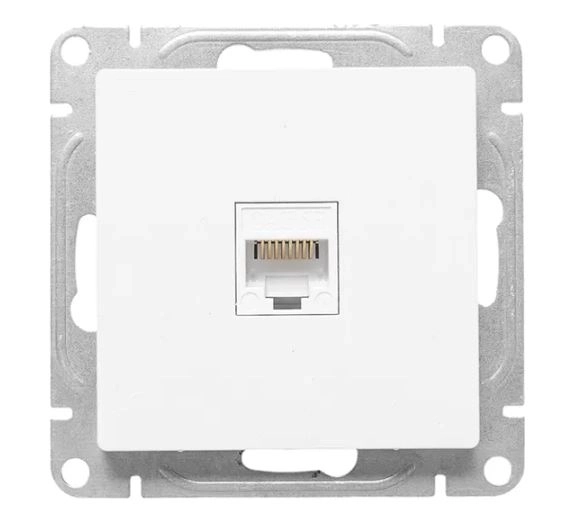 Механизм розетки Эпика EKF RJ45 cat5 белый