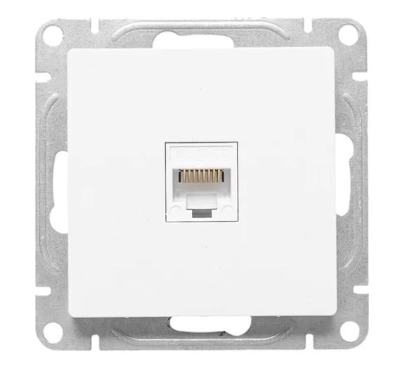 Механизм розетки Эпика EKF RJ45 cat5 белый