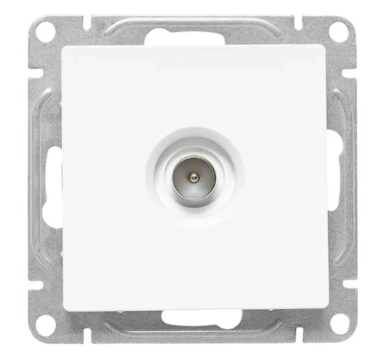 Механизм розетки Эпика EKF TV 1м белый