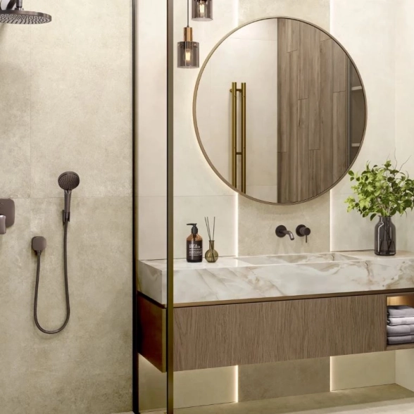 Керамогранит Микроцемент Бронз/Microcement Bronze 60*120-image-1