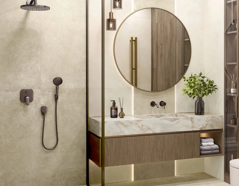 Керамогранит Микроцемент Бронз/Microcement Bronze 60*120-image-1