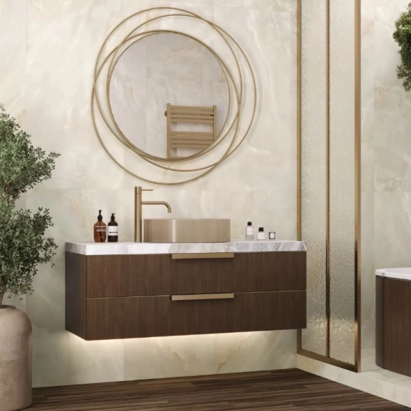 Керамогранит Оникс Бриз Крема/Onyx Breez Crema 60*120-image-2