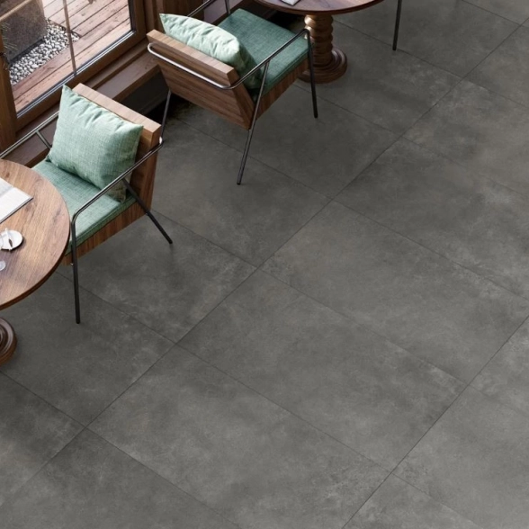 Керамогранит Микроцемент Сильвер/Microcement Silver 60*120-image-1