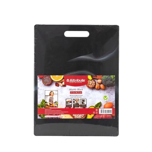 Доска разделочная Marble Black 27.5x36.5см ABX147