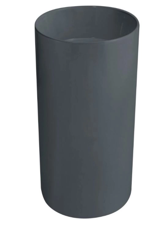 Раковина SantiLine SL-4014MG серый мат.
