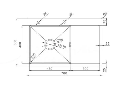 Мойка Splenka S705.7850.09 графит-image-1