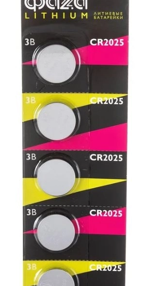 СО Элемент пит.Faza CR2025 BL-5 литиевые