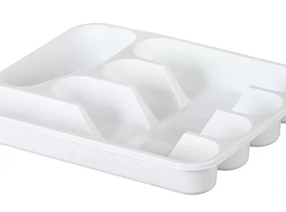 Лоток-вкладыш д/стол.приборов белый 33,5х26х4,8 М1140