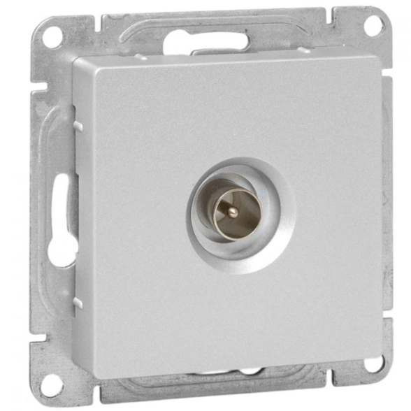 Механизм розетки Эпика EKF TV 1м алюминий