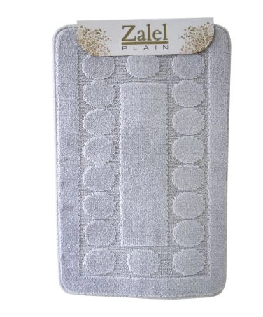 Коврик д/в Zalel 55х85 2пр. серый