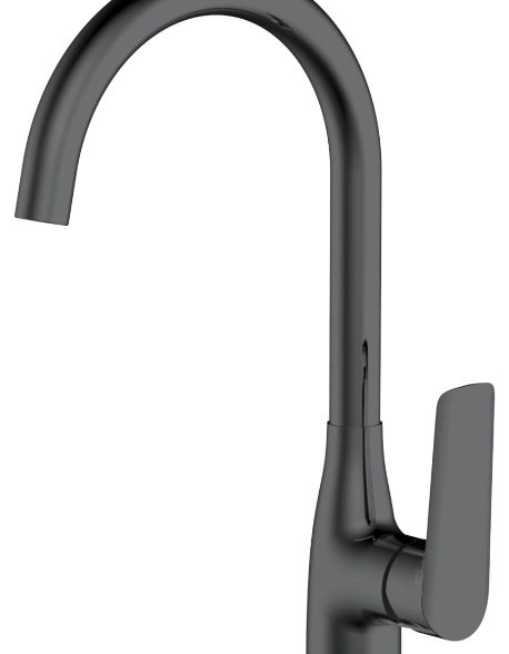 Смеситель в/м Esko Лагос графит/Lagos Gun Metal LG519GM