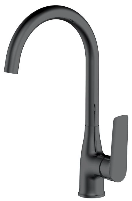 Смеситель в/м Esko Лагос графит/Lagos Gun Metal LG519GM