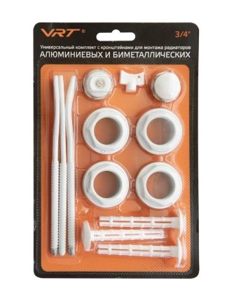 Комплект д/радиатора СТК 1/2" с кроншт.