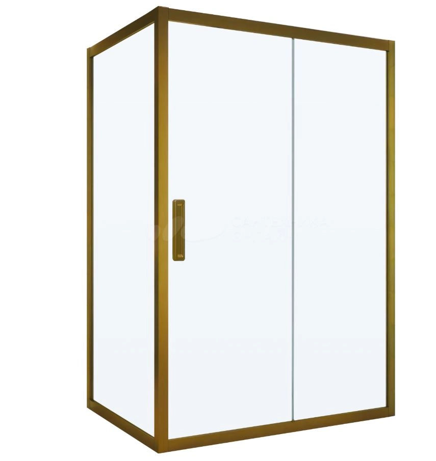 Душ. огражд.KUBELE DE019R 120x80x200см прозрач.бронза светл.