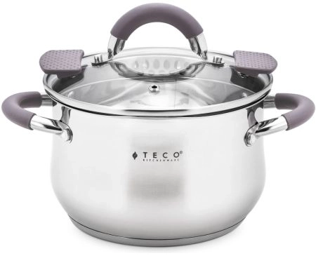 Кастрюля Teco 2,1л нерж.сталь 16см TC-C2100-01G
