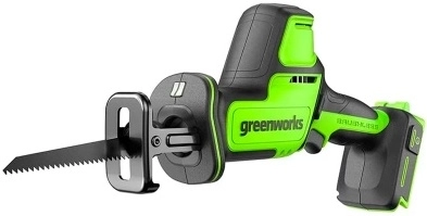 Пила сабельная акк.бесщёт. Greenworks GPT-CRS-25 24B 3000ход/мин без аккумулятора и ЗУ