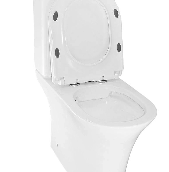 Унитаз напол. Azario FRETTA ROUND (AZ-7121A) 650x340x790 безободковый-image-1
