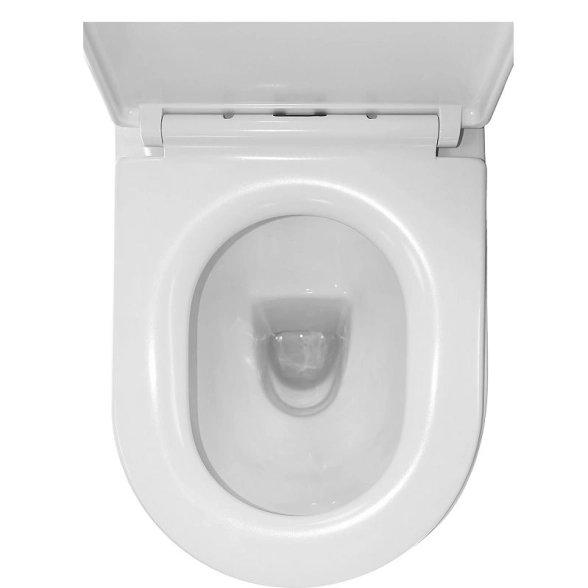 Унитаз напол. Azario FRETTA ROUND (AZ-7121A) 650x340x790 безободковый-image-2