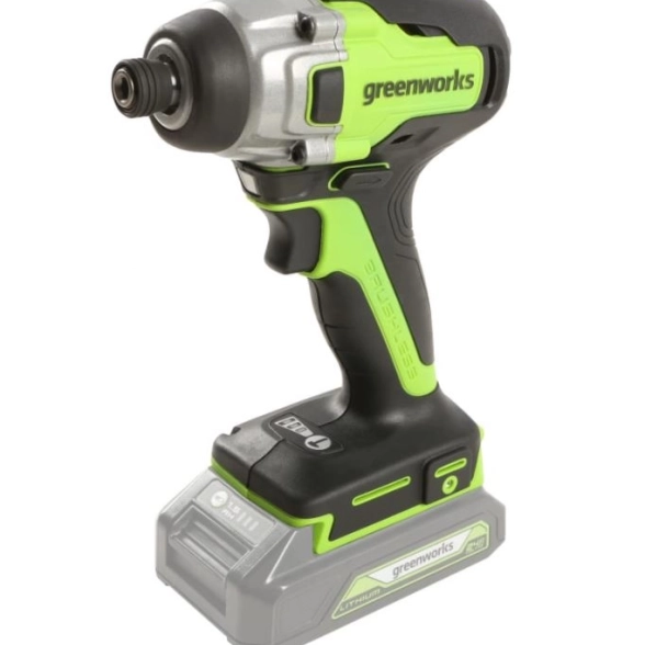 Винтоверт акк. бесщёт. GreenWorks GD24ID3 24В Li 400Нм 1/2" без аккумулятора и ЗУ