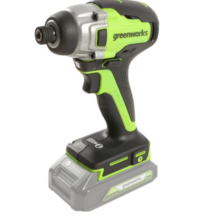 Винтоверт акк. бесщёт. GreenWorks GD24ID3 24В Li 400Нм 1/2" без аккумулятора и ЗУ