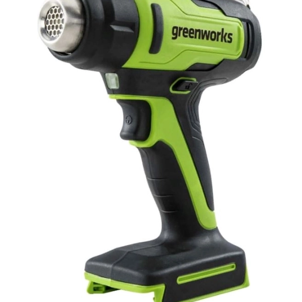 Фен акк. GreenWorks G24HG 24В 550`C 200л/мин 2режима без аккумулятора и ЗУ