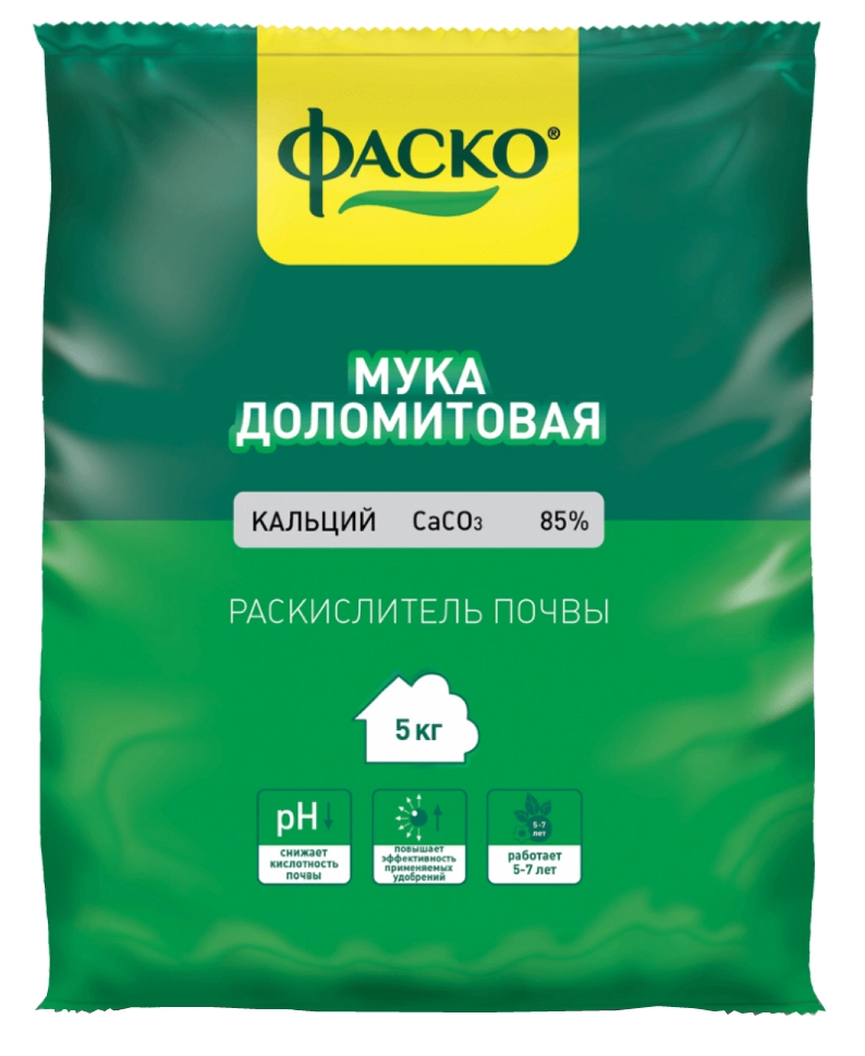 Удобрение Мука доломитовая 5кг ФАСКО