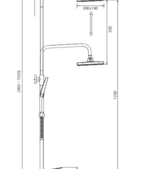 Душевая система Splenka S40.24.07 серый-image-2