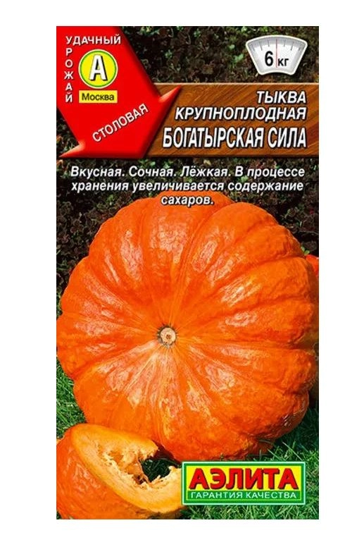 Тыква Богатырская сила крупноплодная Аэлита Ц