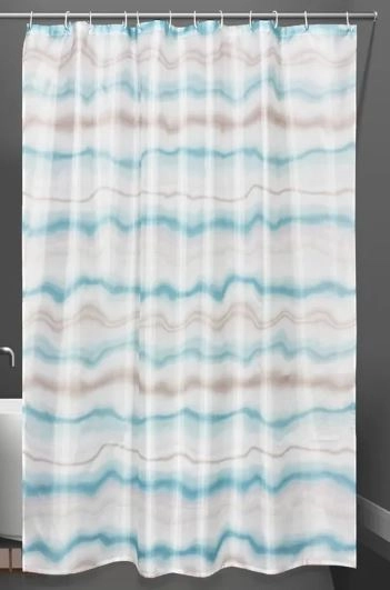 Штора д/в BATH 180х180 Multicolor lines(green) ch21021(175)