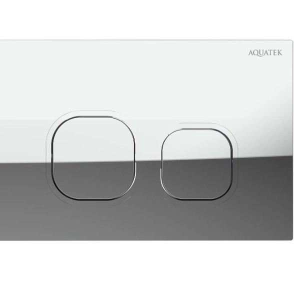 Панель смыва Aquatek 162*244 хром гл. KDI-0000057