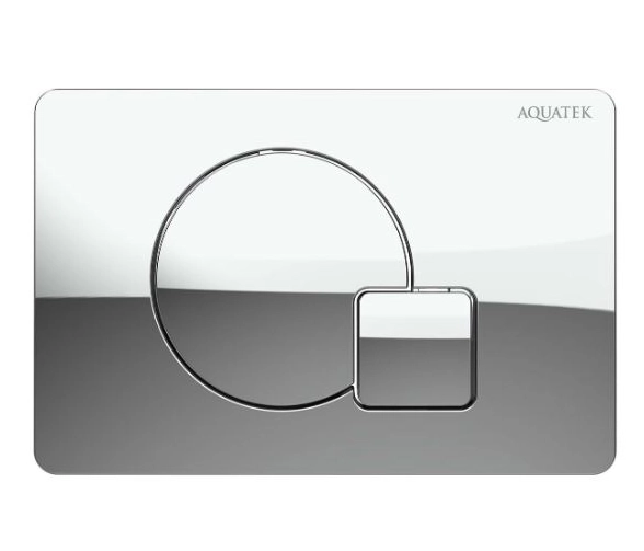 Панель смыва Aquatek 162*244 хром гл. KDI-0000067(QB)