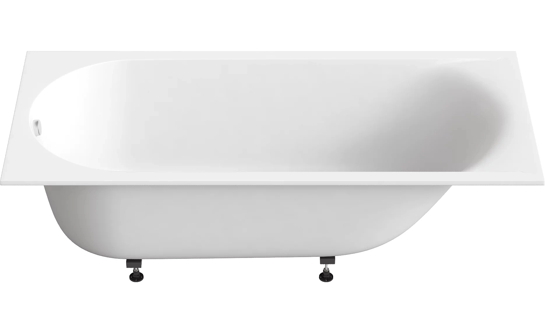 Ванна лит мрамор Афина 170*75 Solid Surface без автослива