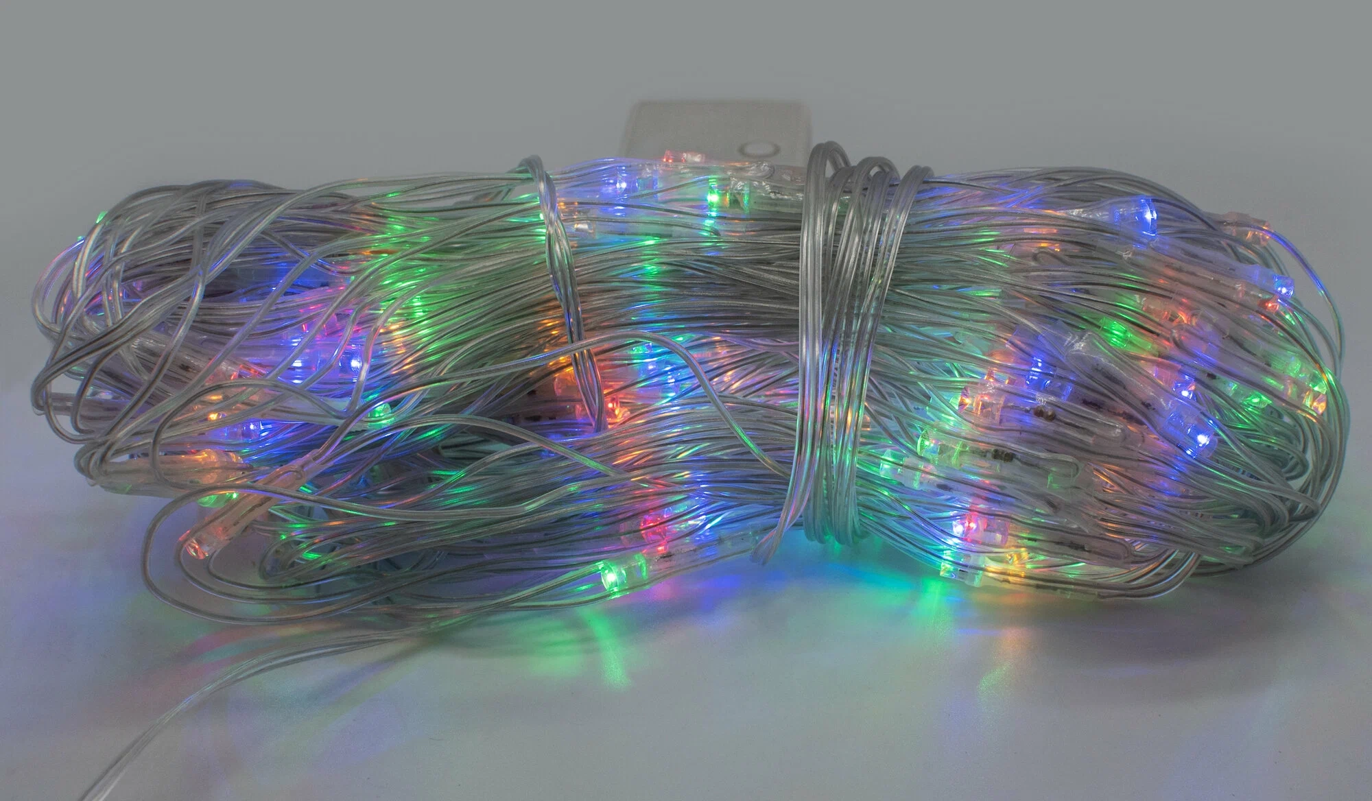 Гирлянда LED L-2-6 140л прозр.провод/соед.цветн.длина 11м
