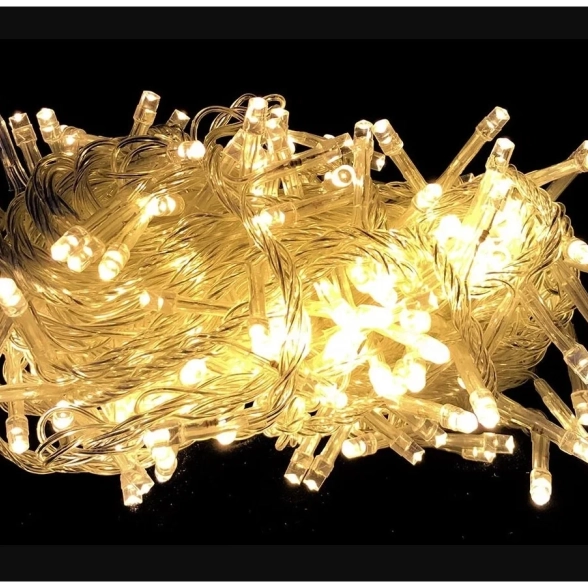 Гирлянда LED L-5-1 п/п 180л теплый белый 14м